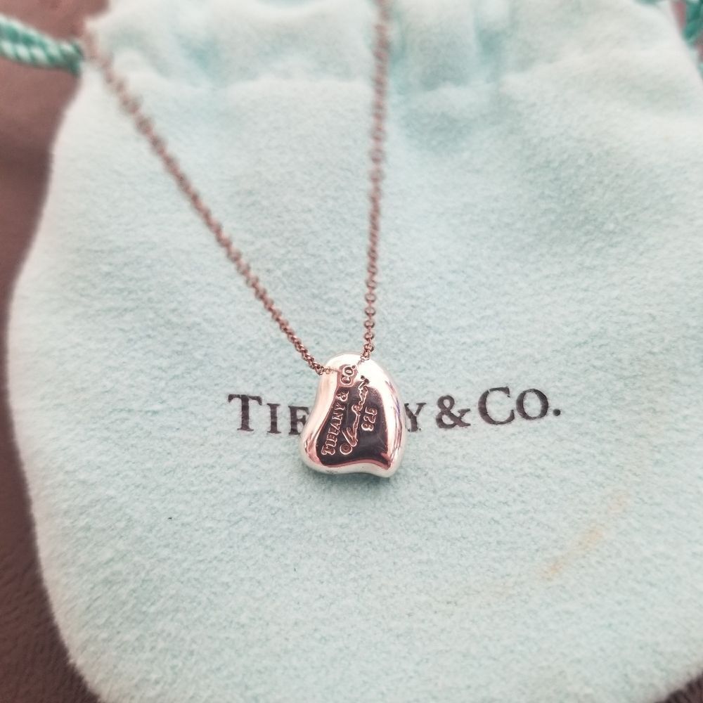 Tiffany & Co. Solid Heart Necklace - Picture 3 of 8